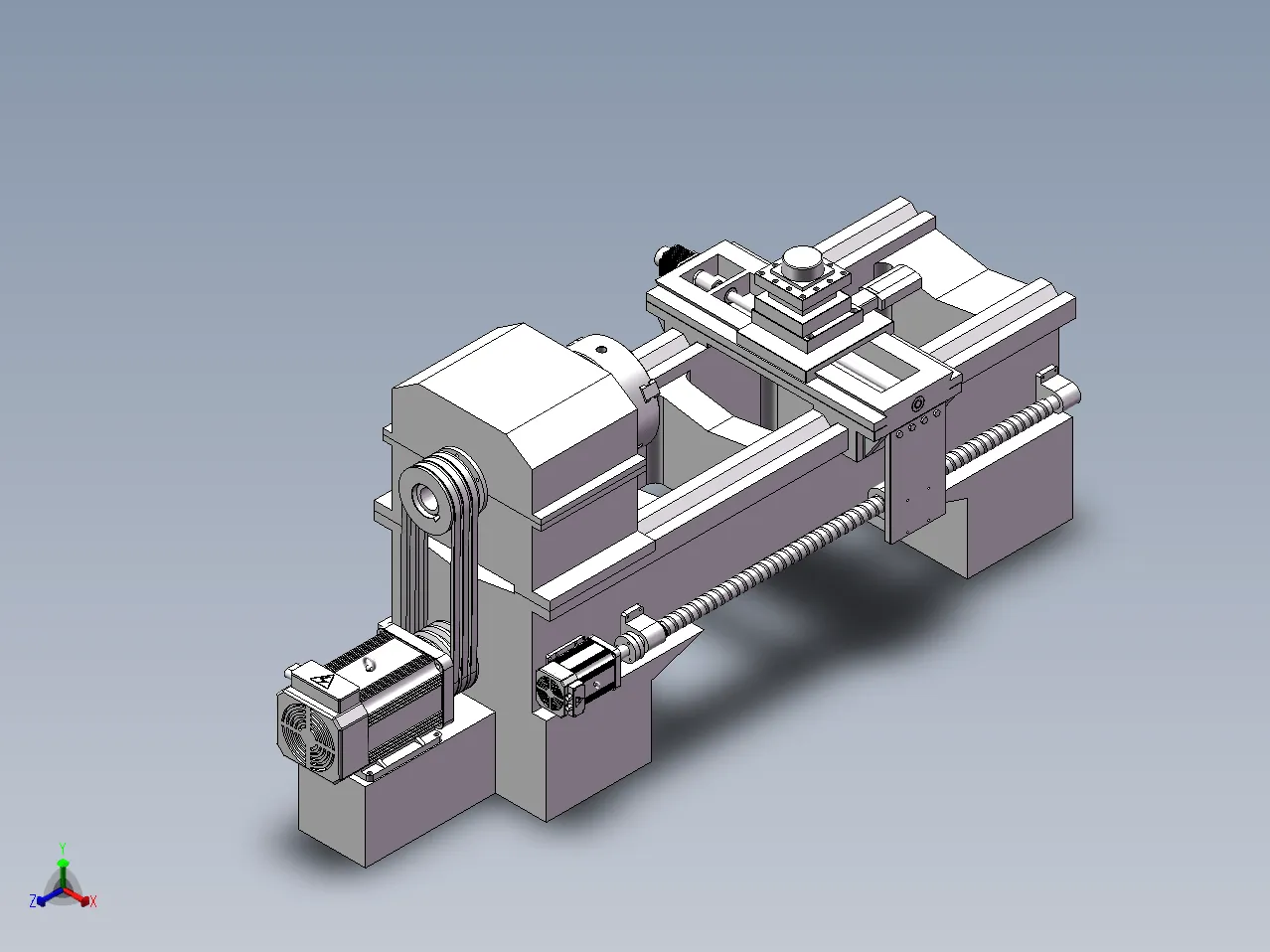 Z1692-简易数控车床设计【含SW三维图】
