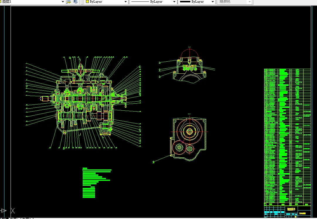 Z1709-中型货车六挡变速器设计（倒档轴等部件）