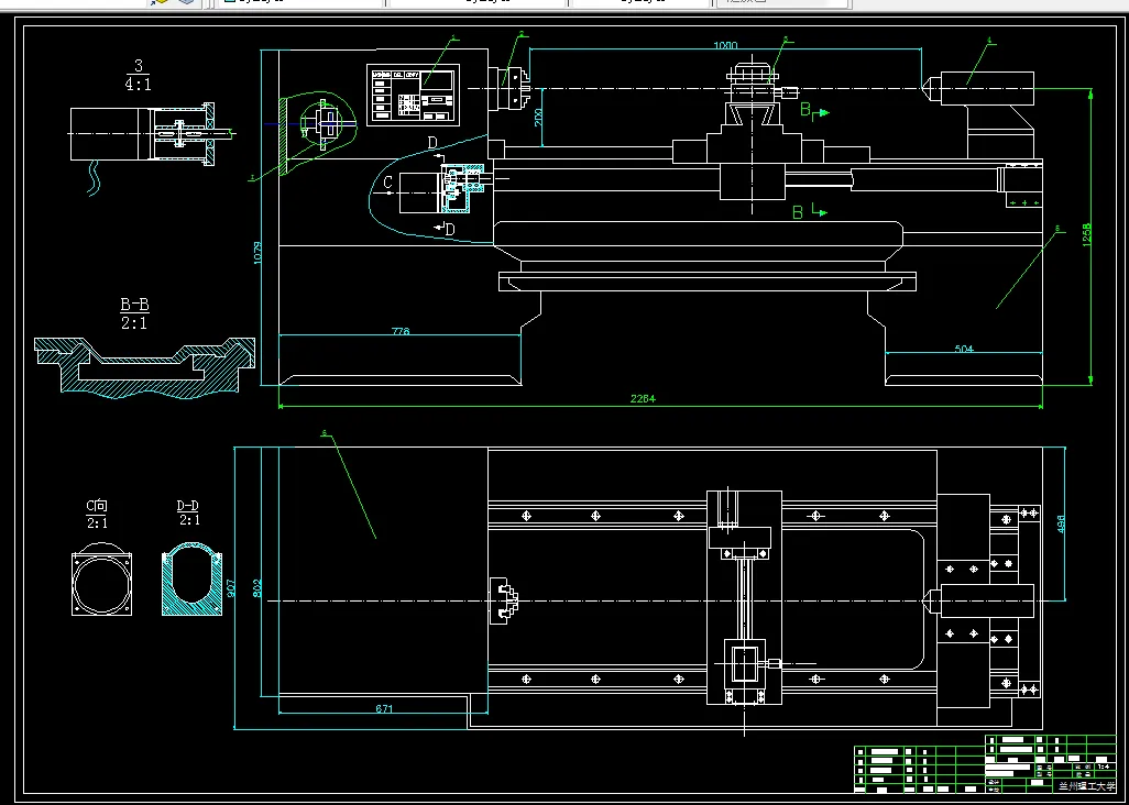 Z1060-φ400mm的数控车床总体设计及液压尾座设计