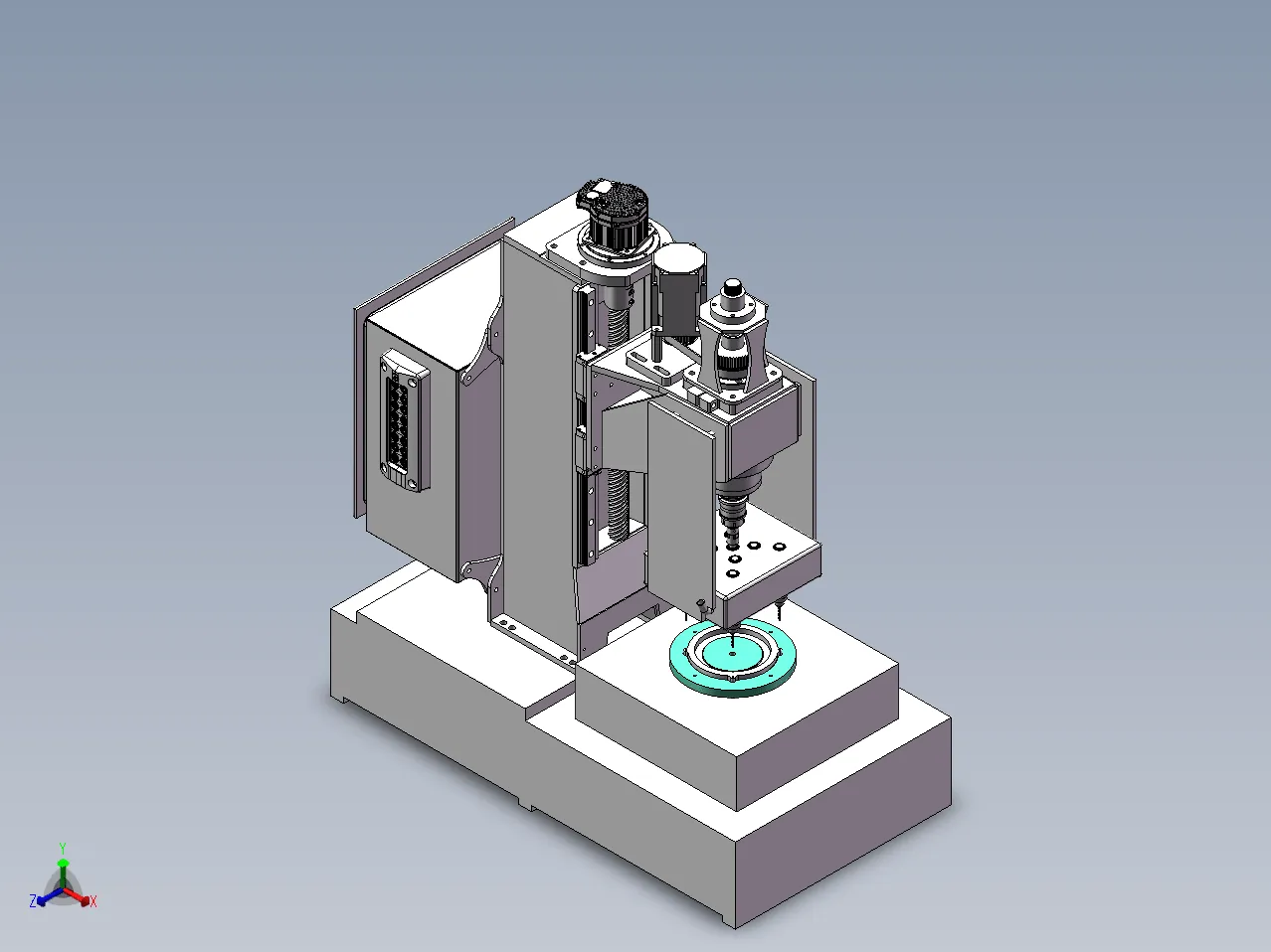 Z1149-组合钻床一输入四输出减速机设计【含SW三维图】