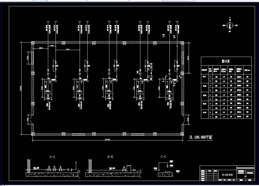 泵房配管图