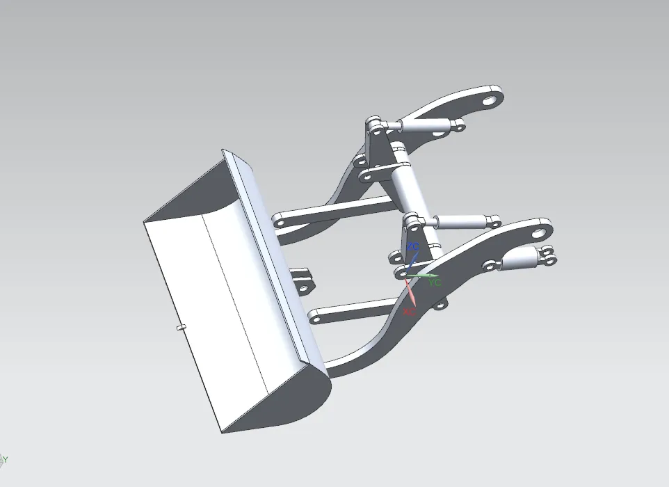 Z1257-工程车辆反转六连杆作业机构设计【含Catia三维图】