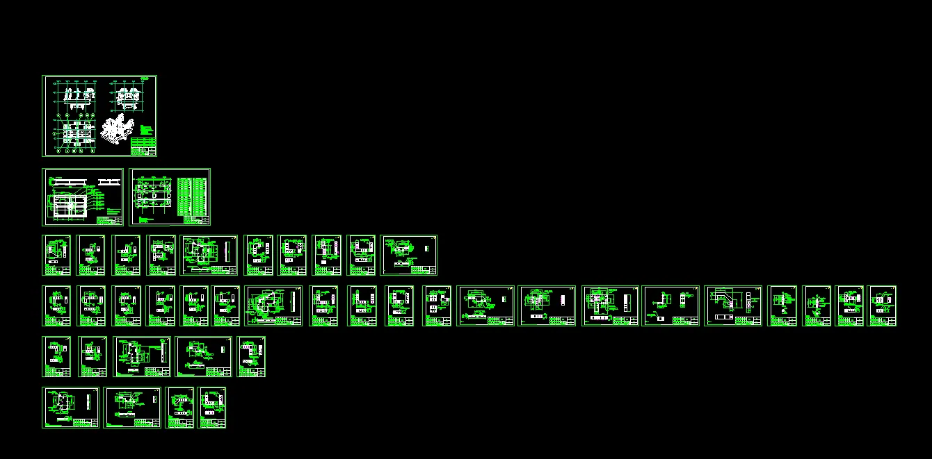 全部CAD图纸43张