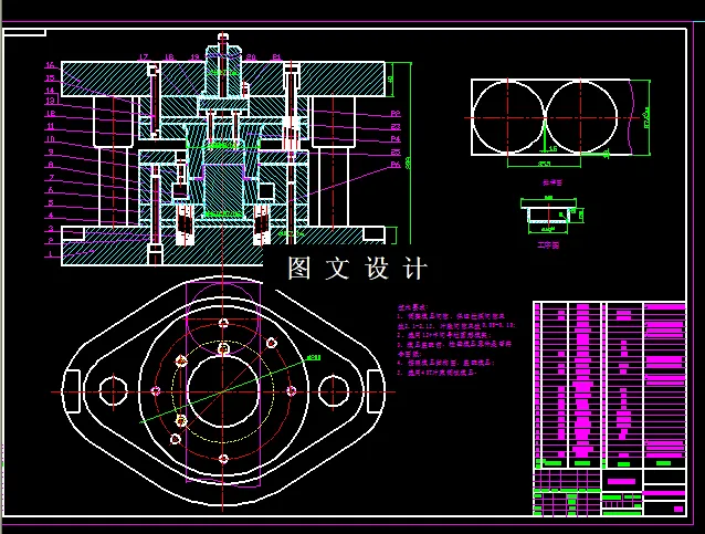 KF1862-下端盖落料拉伸复合模设计-长65