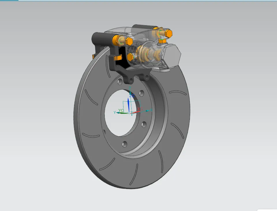 Z1869-轿车盘式制动器设计【含UG三维图】