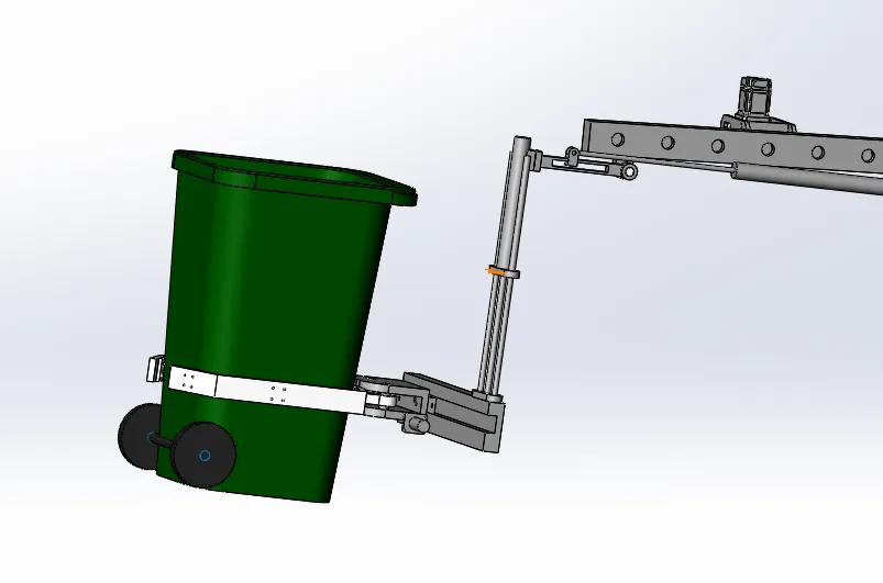 Z1788-垃圾清运车辆工作装置设计【含SW三维图】