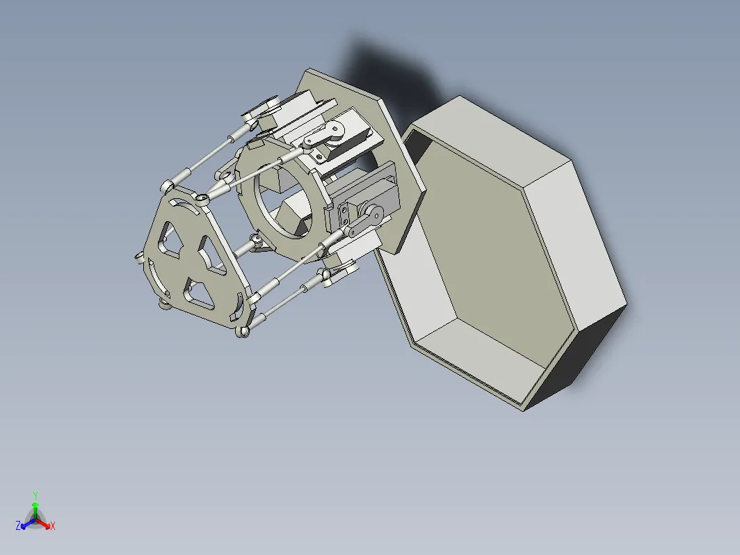Z1916-六自由度并联运动平台设计【含三维图】