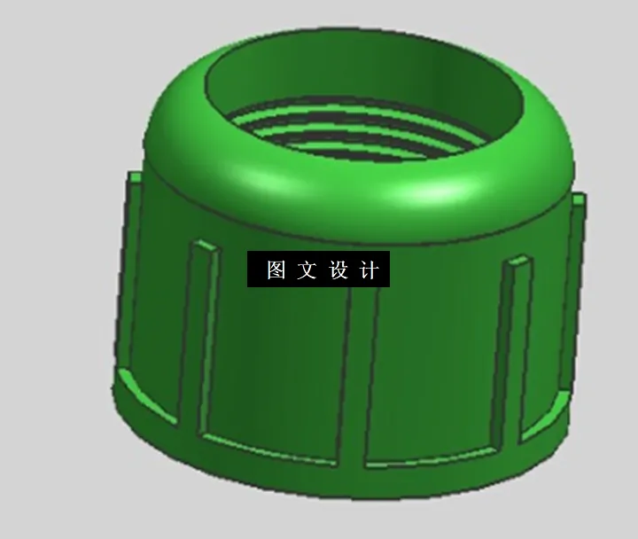 N4403-套管接头模具设计牙模（自动脱螺纹）【含UG三维图】