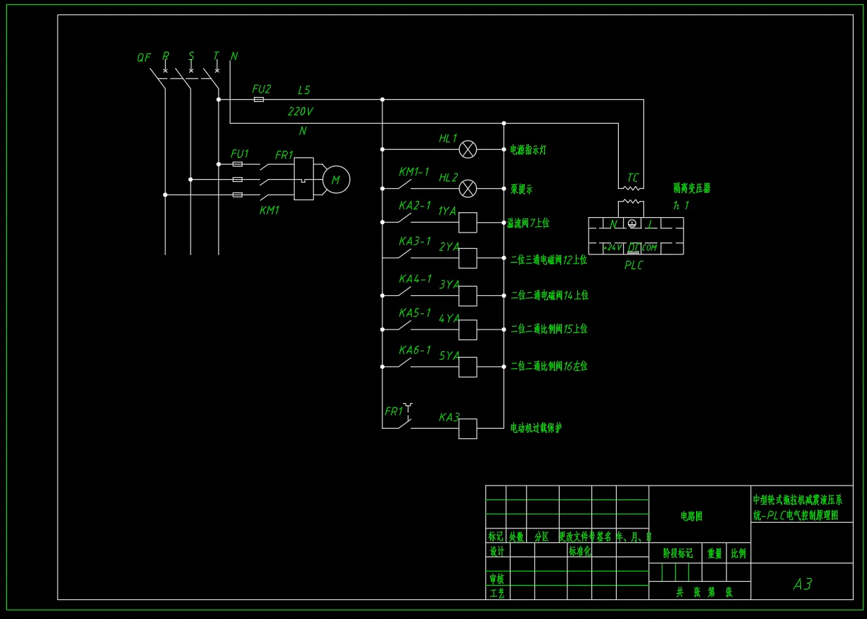 PLC电气原理图