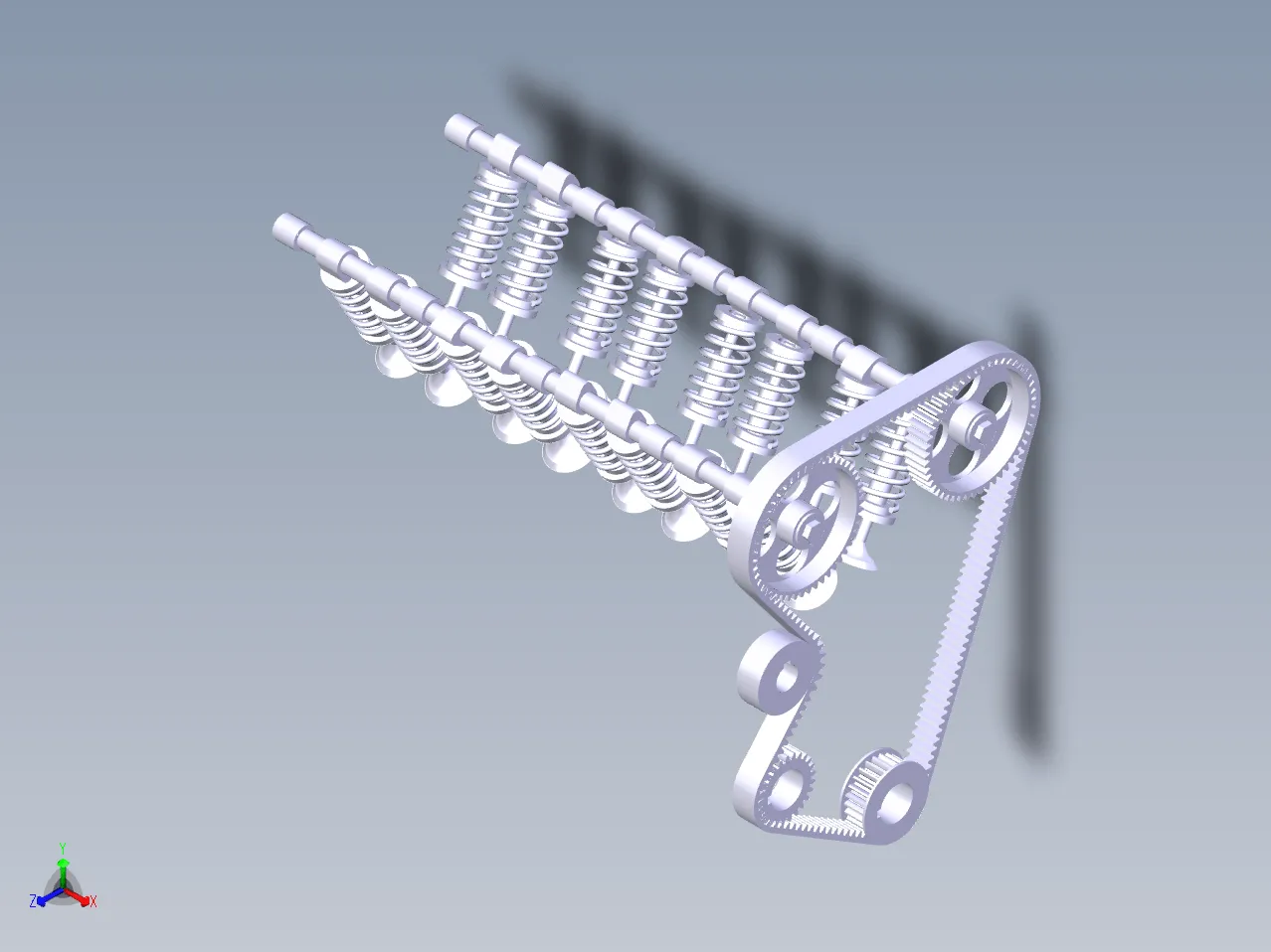 N5008-齿形带传动配气机构设计【含Catia三维图】