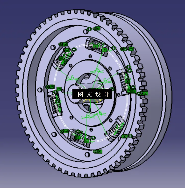 N5129-轿车双质量飞轮膜片弹簧离合器设计【含Catia三维图】