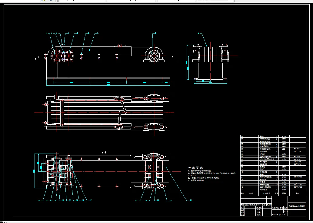 筛选模块设计装配图