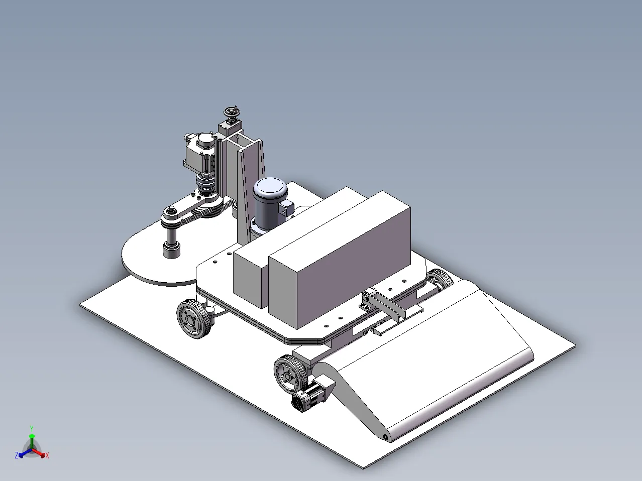 N4801-除草碎草机设计-除草机器人【含SW三维图】