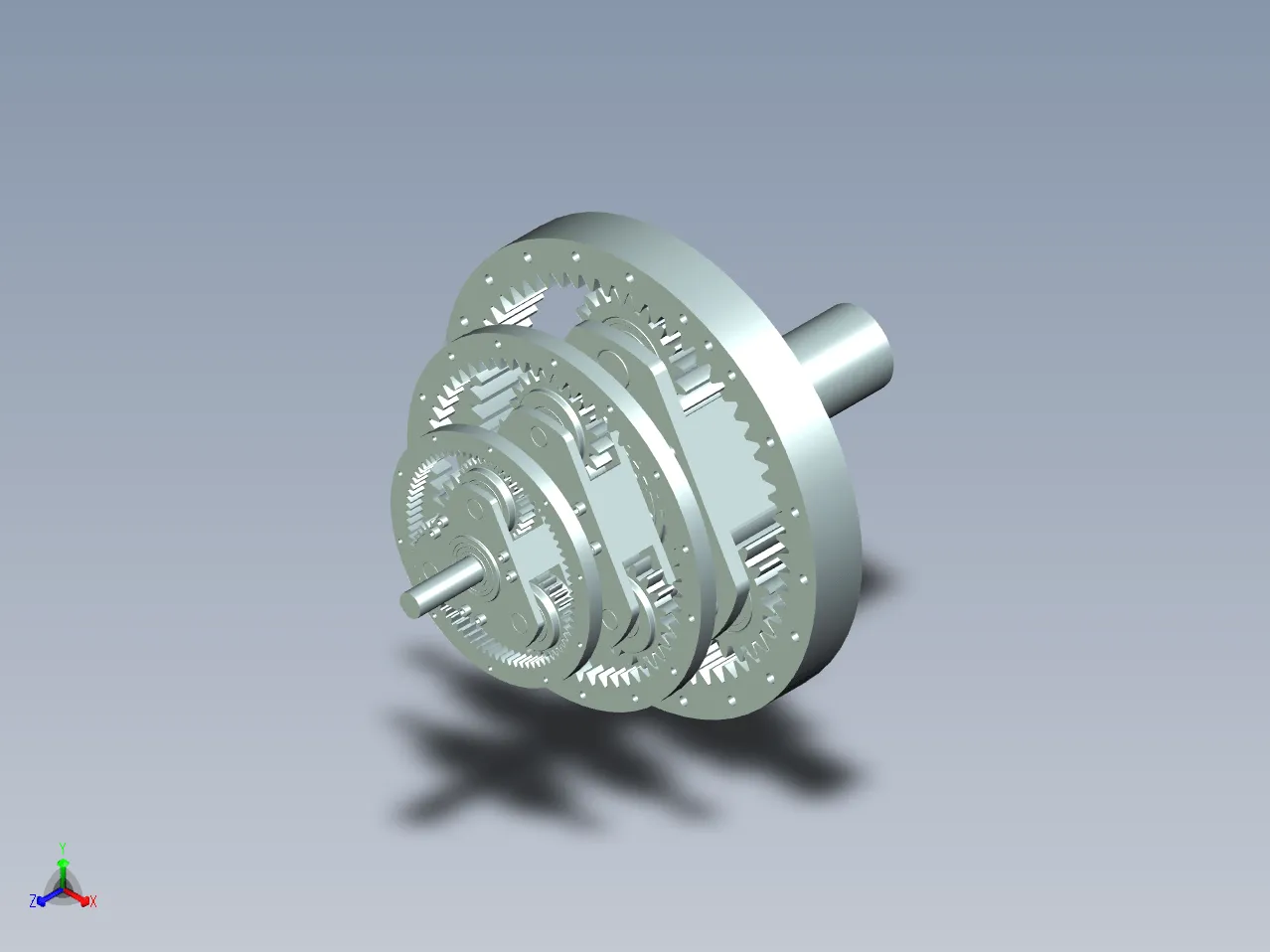 N4806-轧钢机用三级行星轮浮动减速器设计【含UG三维图】