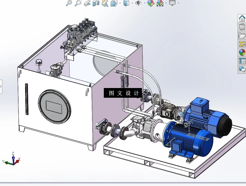 N4816-废纸板打包机液压系统设计【含SW三维图】