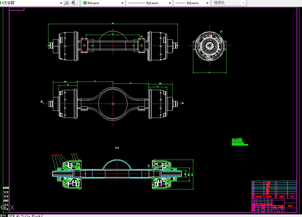 Z2056-某纯电动专用车电驱动桥壳设计