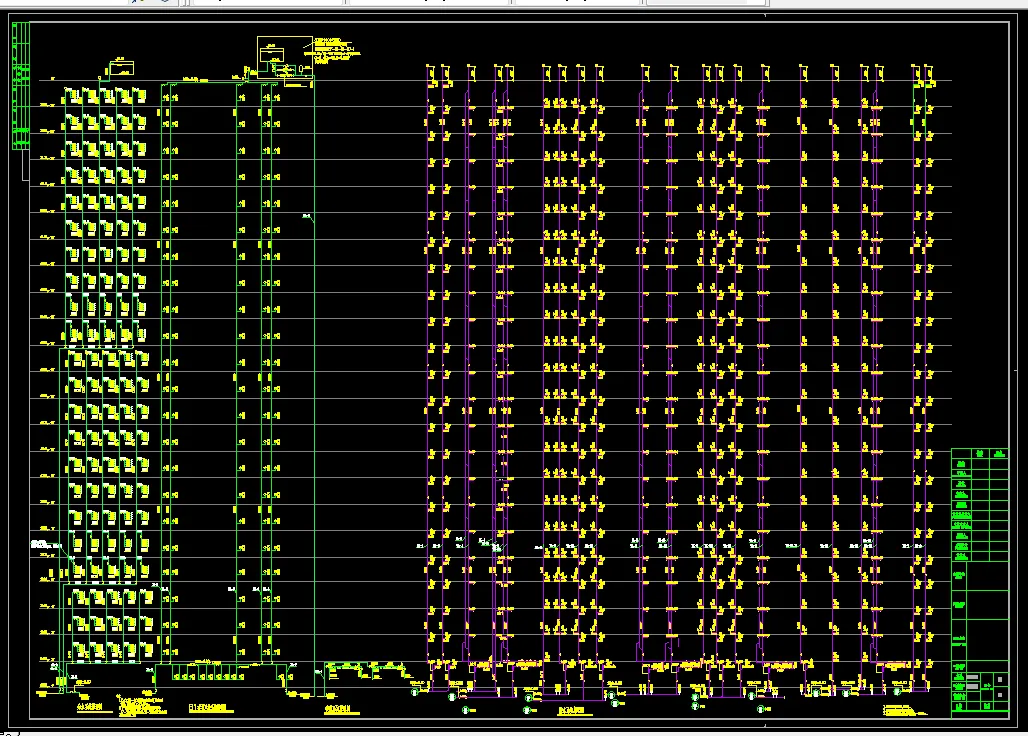 给水系统原理图 消防系统原理图 排水系统原理图