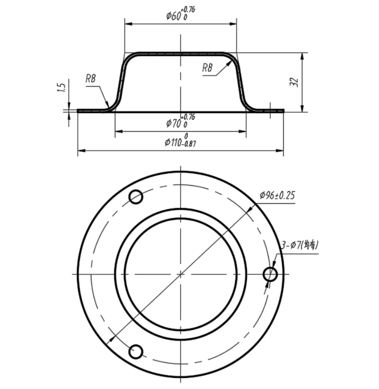 N6205-拖车轴端盖冲压复合模冲压模具设计【含UG三维图】