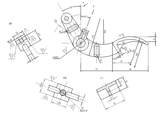 N6254-脚踏杆钻床夹具设计