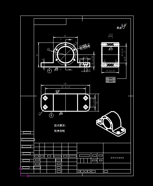 滚珠丝杠轴承座