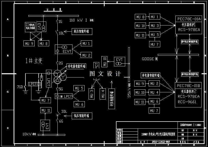 主变压器保护配置图