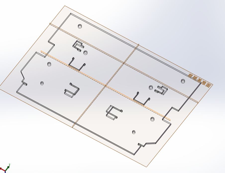 A478-底板连接板冲压模具设计[含SW三维图]