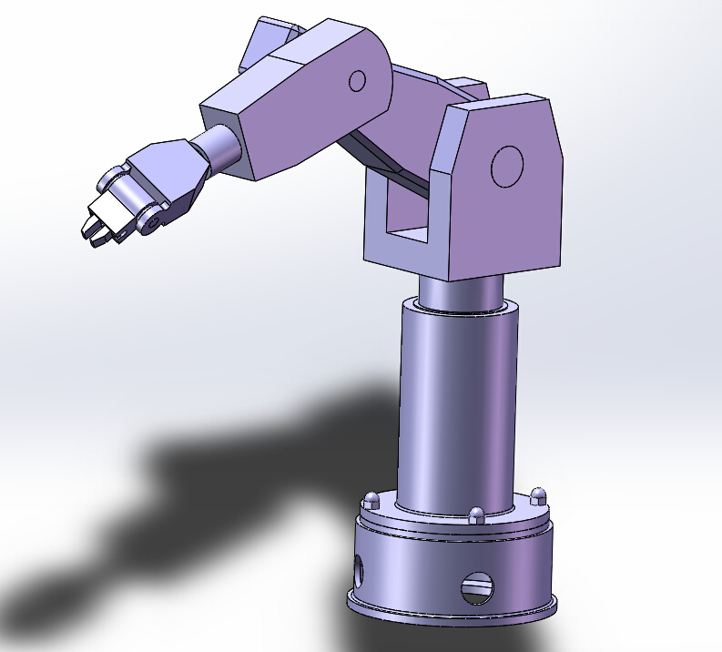 A988-基于SolidWorks六自由度焊接机械手三维运动模拟[含三维图]