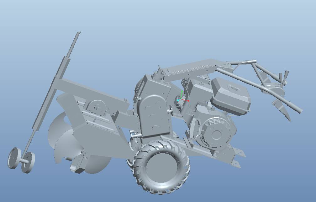 B211-小型烟草培土机的设计[含Proe三维图]