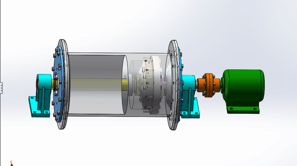 B216-二齿差行星齿轮滚筒减速器设计[含SW三维图]