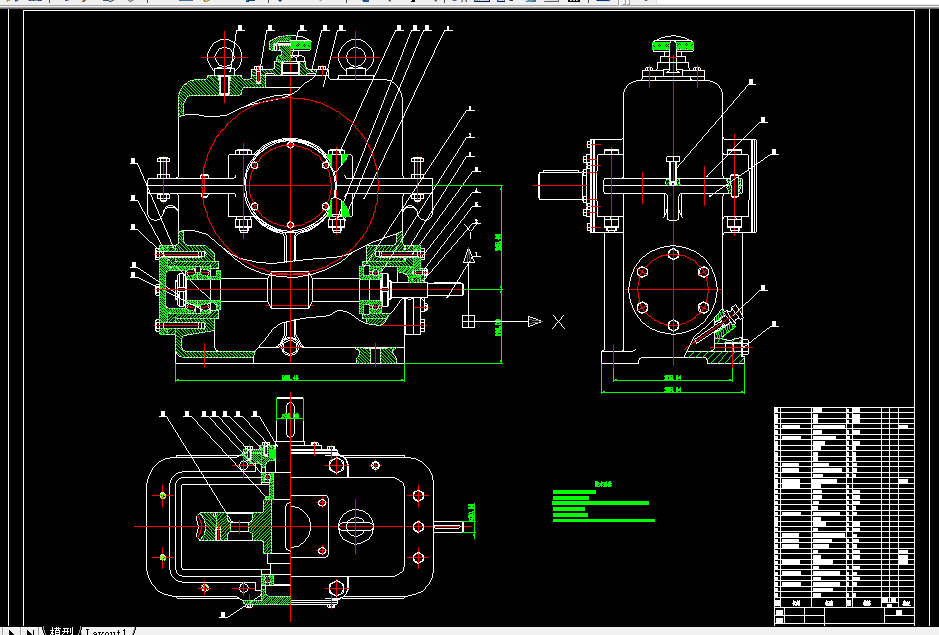 B892-一级蜗轮蜗杆减速器设计F=7000，V=0.538，D=400