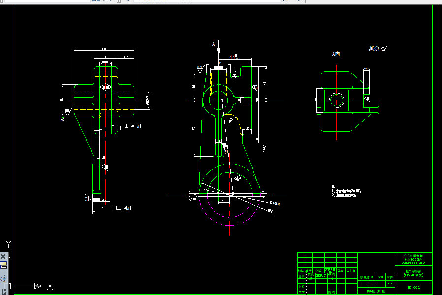G124-CA6140车床拨叉[831002]工艺及精铣槽16H11夹具设计