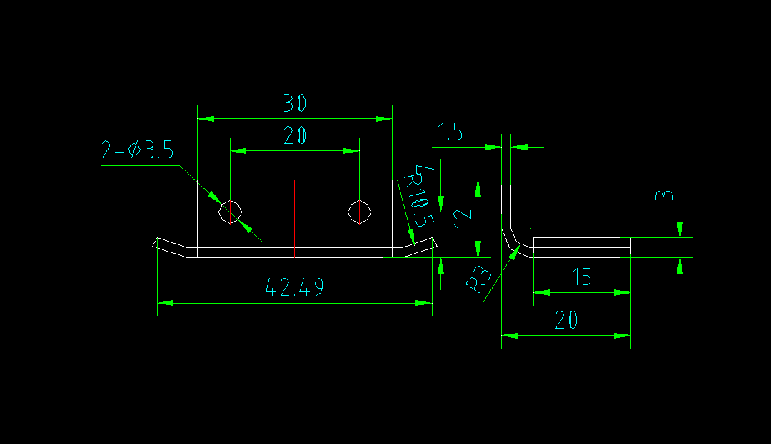 C560-弹性夹弯角件弯曲模具设计