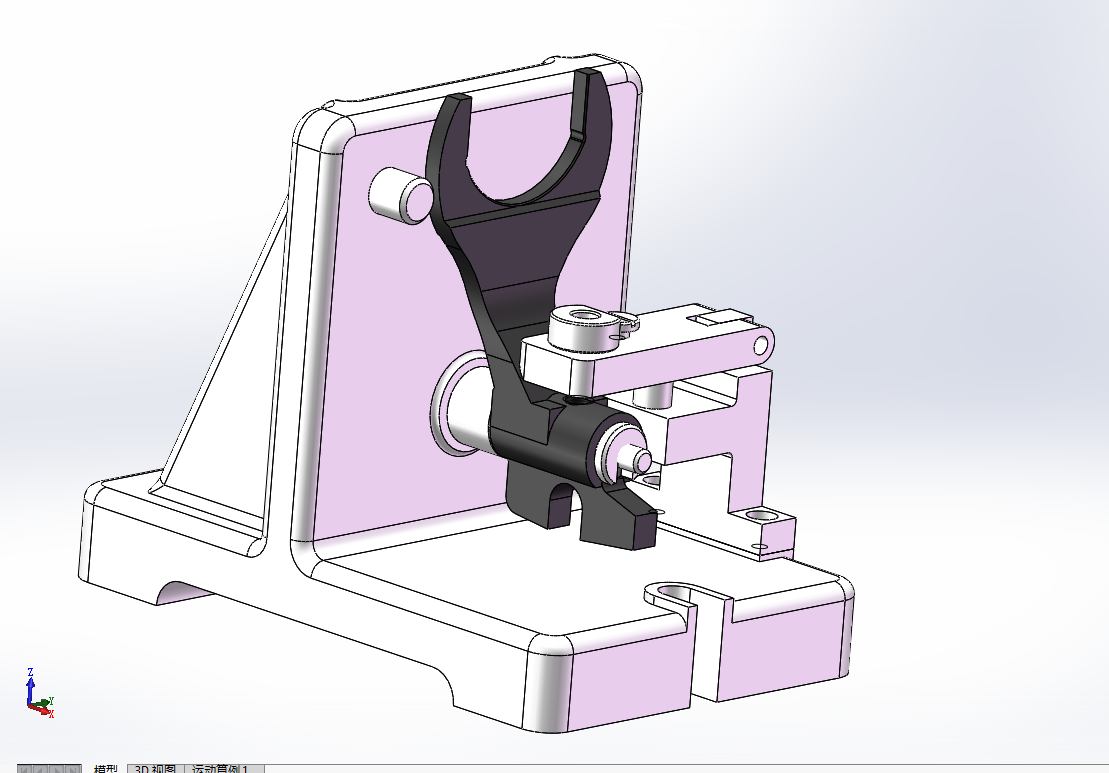KS230-变速器换挡叉工艺规程及钻M10螺纹底孔夹具设计[含SW三维图]