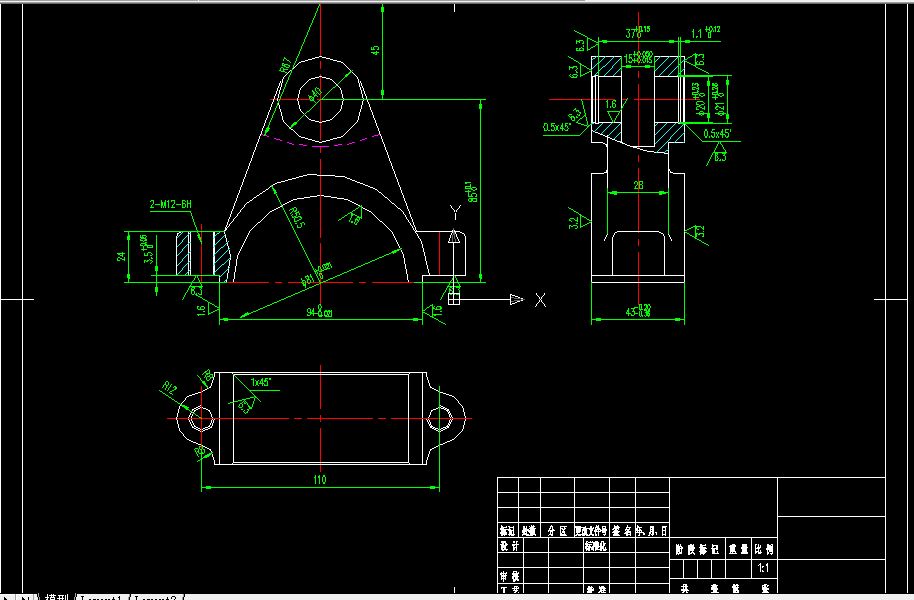 KS650A-连杆盖零件的加工工艺及钻2-M12螺纹孔夹具设计