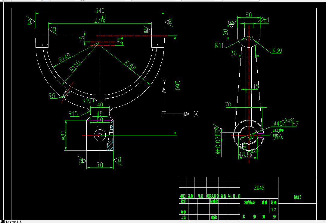 KS717H-操纵拨叉加工工艺及铣叉口外侧面夹具设计