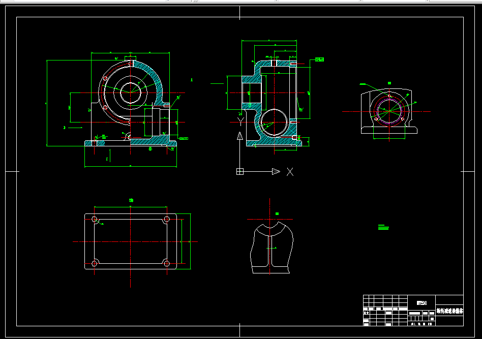 W932B-蜗轮减速器箱体加工工艺及钻4-φ18孔夹具设计
