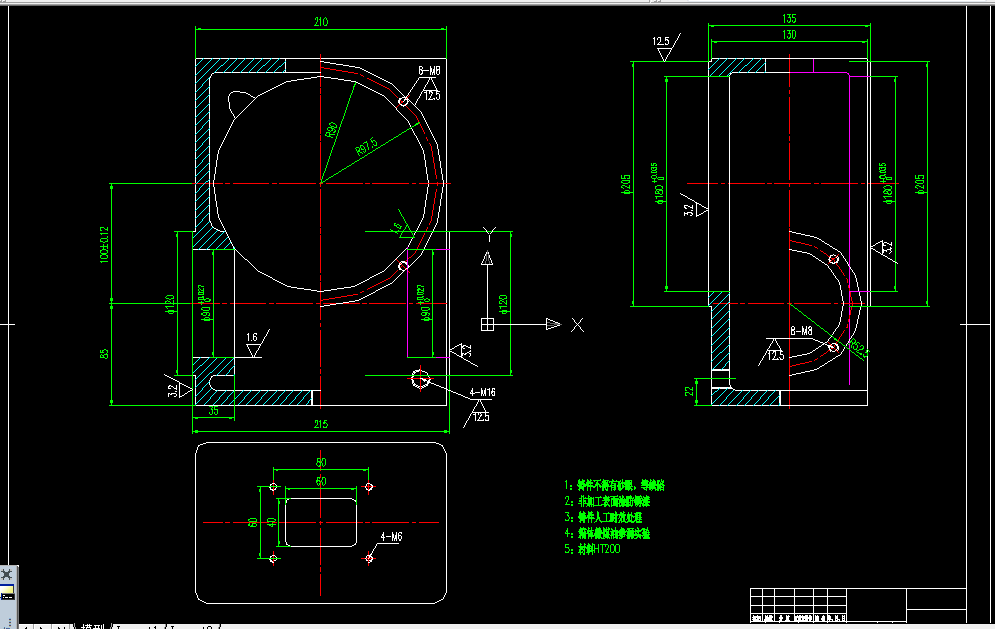 KS754A-蜗轮减速箱体的机械加工工艺及钻8-M8孔夹具设计