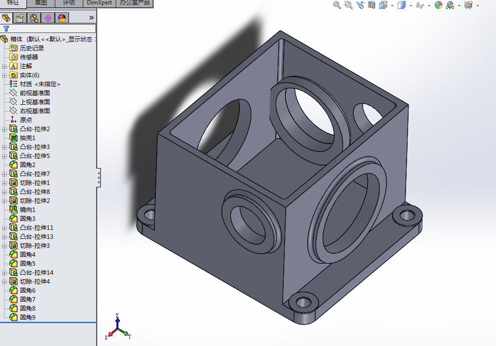 W109C-箱体加工工艺规程设计[含SW三维图]