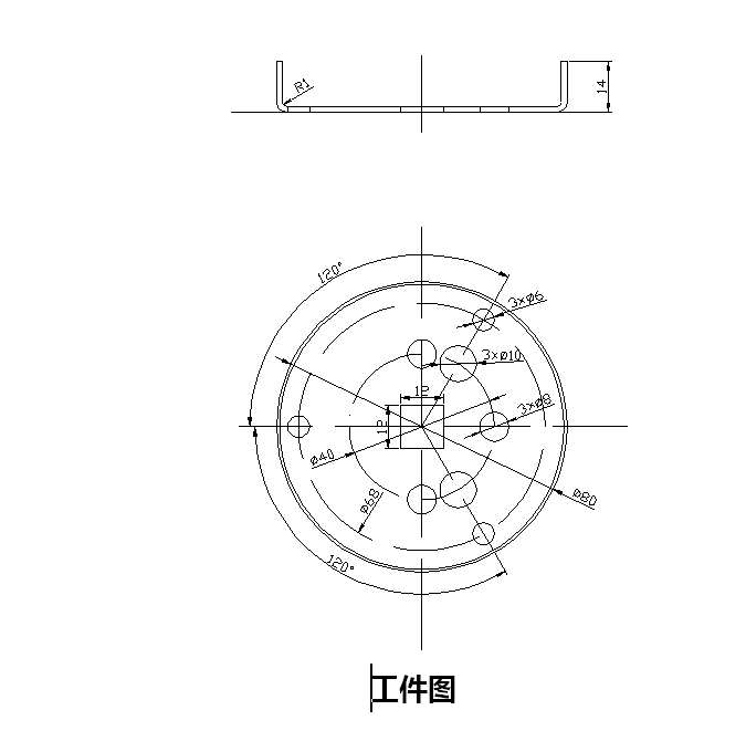 G035-制动盒外壳的冲压工艺与模具设计[4套模具]