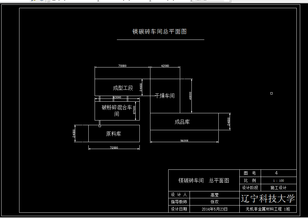 D286-年产4.8万吨镁碳砖生产车间设计