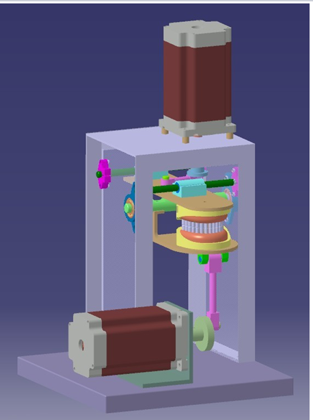 J400-基于CATIA的牛肉嫩度检测仿真机械装置设计[含三维]