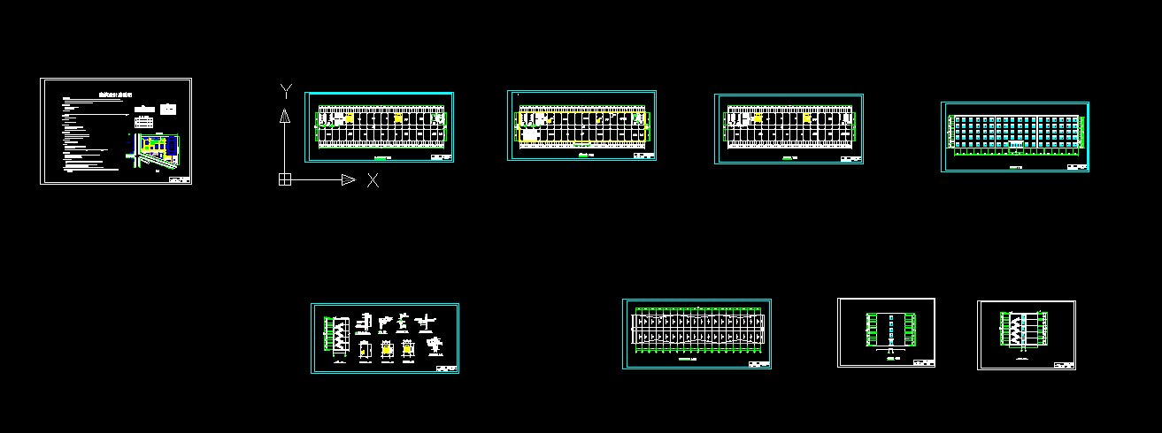 K420-信阳市双飞教学楼设计-5层7000平米