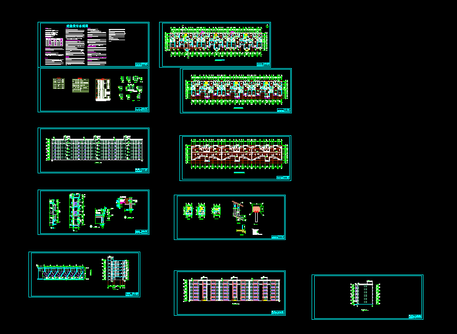 K431-商丘市美海住宅小区住宅楼设计-6层6618平米，三单元2户型