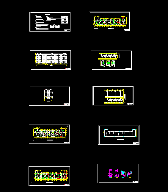 K433-新郑市金城逸品C区住宅楼设计-7层5500平米，四单元三户型