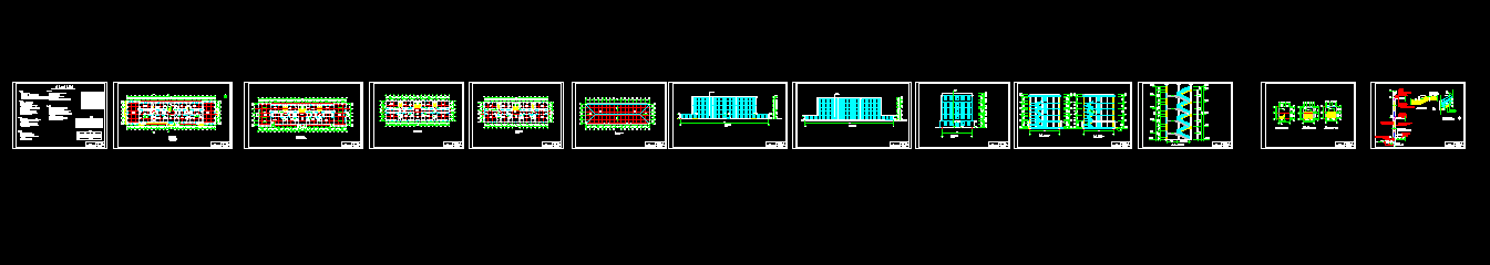 K449-新郑市第二中学综合教学楼设计-5层5103平米