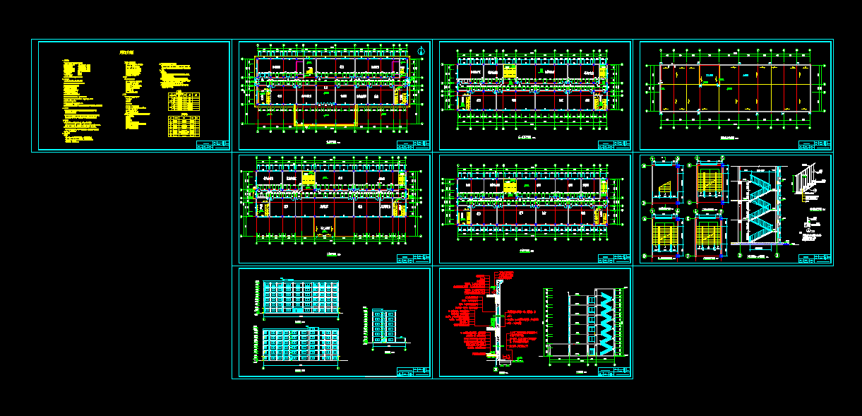 K454-郑州市第四十九中综合教学楼设计-6层5879平米