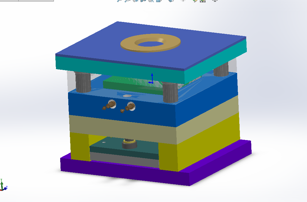 K522-笔盖注塑模具设计[含SW三维图]