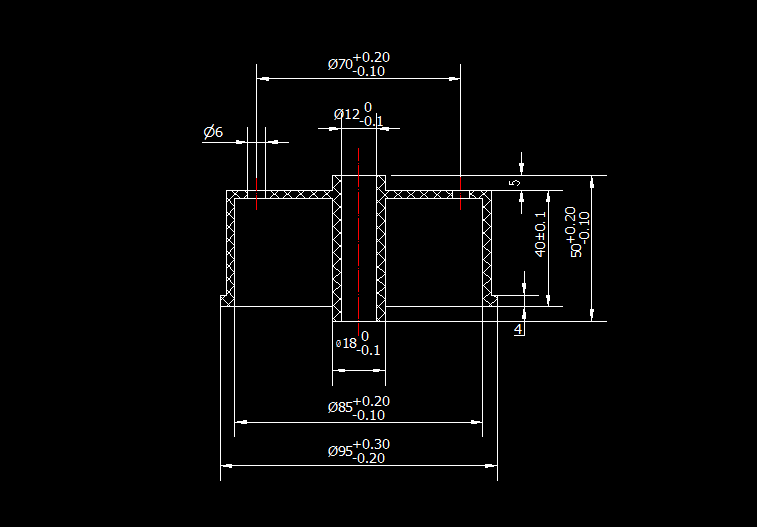 K552-塑料端盖注塑模具设计A=95