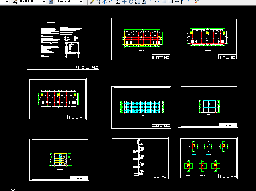K624-天津杨柳青三中教学楼设计-5层5159平米