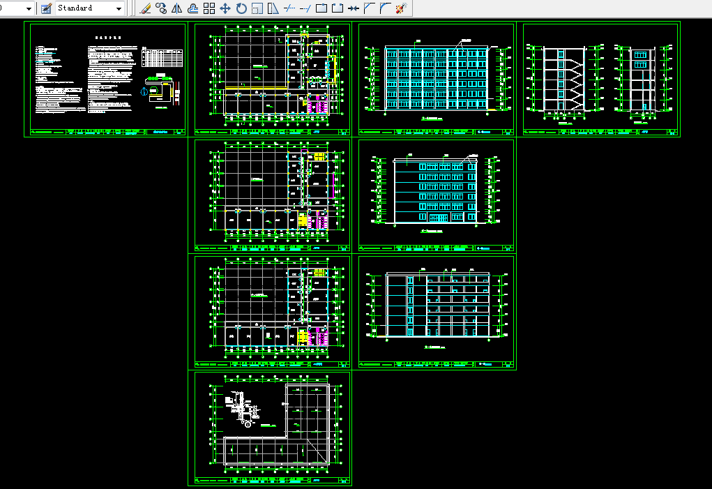 K625-L型六层行政办公楼设计-4019平米